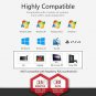 USB Computer Microphone, Plug Play Desktop Omnidirectional Condenser PC Laptop