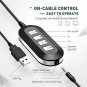 Mpow 071 USB Headset/ 3.5mm Computer Headset with Microphone Noise Cancelling, L