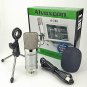 USB Microphone, Alvoxcon Unidirectional Condenser Mic for Computer, PC (Mac/Wind