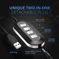 Mpow 071Upgraded Durability Version, USB Headset with 3.5mm Jack, Lightweight C