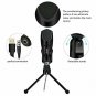 PC Microphone, ELEGIANT Plug Play USB Condenser Microphone Recording Home Stud