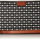 Fossil Women's Emma RFID Large Zip Wallet, Black, One Size