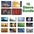 16 RFID Blocking Sleeves in Fun Realistic Designs! (12 Credit Card Holders  4 P