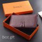 Women's Big Fat RFID Leather Wristlet Wallet Organizer Large Phone Checkbook Ho