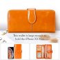 Wallets for women,EGRD Womans RFID Blocking Large Capacity Luxury Wax Genuine Le