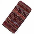 SANSARYA Boho Women Wallet Zip Hippie Long Purse Aztec Tribal Ladies Clutch Wall