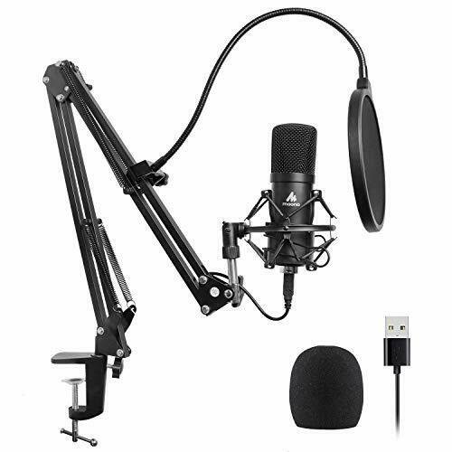 USB Microphone Kit 96KHZ/24BIT Plug  Play MAONO AUA04 USB Computer Cardioid Mi