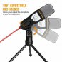 TONOR PC Microphone Computer Condenser Studio Mic 3.5mm Plug  Play for PC Deskt