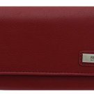 Kenneth Cole Reaction Women's Saffiano Tri Me A River Wallet (Buff Red)
