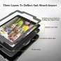 Galaxy Tab S4 10.5 Case, Silicone PC Heavy Duty Protective Kids Case with Hand S