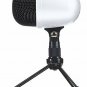 AmazonBasics Desktop Mini Condenser Microphone White