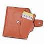 AINIMOER Women's RFID Blocking Leather Small Compact Bifold Zipper Pocket Walle
