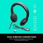 Logitech H800 Bluetooth Wireless Headset with Mic for PC, Tablets and Smartphone