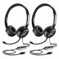 Mpow (2Pack) USB Headset/ 3.5mm Computer Headset with Microphone Noise Cancelli