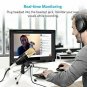 Computer Recording Microphone with Tripod Stand and Realtime Monitoring, Archee