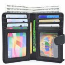 OBRAVE Small Womens RFID Leather Wallet Bifold, Ladies Mini Wallets with Zipper