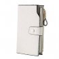 WOZEAH Women's RFID Blocking Large Capacity Luxury Wax PU Leather Clutch Wallet