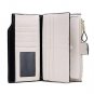 WOZEAH Women's RFID Blocking Large Capacity Luxury Wax PU Leather Clutch Wallet