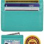 KALMORE Genuine Leather RFID Protected Slim Thin Pocket Wallet Minimalist Wall