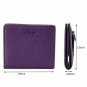 Women's Leather RFID Small Compact Bifold Pocket Wallet Ladies Mini Purse with