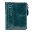 Hibate Men Leather Wallet Men's Wallets Case with Card Holder Coin Pocket Purse