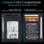 Small RFID Blocking Minimalist Credit Card Holder Pocket Wallets for Men Women