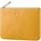 FurArt Genuine Leather Coin Purse,Change Purse With Zipper,Soft Leather Coin Pou