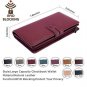 Women's Big Fat Rfid Blocking Leather wallet clutch organizer checkbook holder
