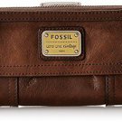 Fossil Emory Wallet, Espresso, One Size New