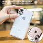 ANOLE Compatible for iPhone XR Case, Clear Slim TPU 3D Diamond Pattern Pink