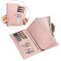 VOCUS RFID Blocking Leather Wallet Large Capacity Zipper Wallet Long Cellphone C