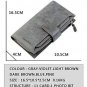 VOCUS RFID Blocking Leather Wallet Large Capacity Zipper Wallet Long Cellphone C