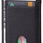 Slim Minimalist Front Pocket RFID Blocking Leather Wallets for Men Women (Cros