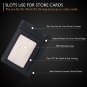 Slim Minimalist Front Pocket RFID Blocking Leather Wallets for Men Women (Cros