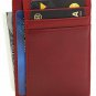 DEEZOMO RFID Blocking Genuine Leather Credit Card Holder Front Pocket Wallet Wit