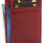 DEEZOMO RFID Blocking Genuine Leather Credit Card Holder Front Pocket Wallet Wit