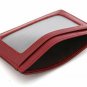 DEEZOMO RFID Blocking Genuine Leather Credit Card Holder Front Pocket Wallet Wit