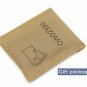 DEEZOMO RFID Blocking Genuine Leather Credit Card Holder Front Pocket Wallet Wit