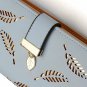 Women's Long Leaf Bifold Wallet Leather Card Holder Purse Clutch Wallet