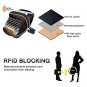 MaxGear RFID Blocking Credit Card Holder Genuine Leather Credit Card Wallets Cre