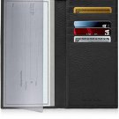 Genuine Leather Checkbook Cover For Men  Women  Checkbook Holder Card Holder W