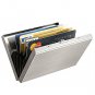 MaxGear RFID Blocking Wallet for Men and Women, RFID Stainless Steel Card Holder