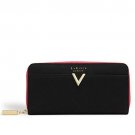 LaBante Kindness Vegan Leather Wallets For Women  Black Wallets For Women Zip