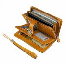 UMODE Vintage Style Genuine Leather Large Capacity Wallet Organizer for Women (