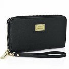 Women Wallet PU Leather Zipper Long Purse Credit Card Clutch Holder Strap Handba