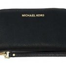 Michael Kors Women's Jet Set Travel Large Multifunction Smartphone Wristlet (Bl