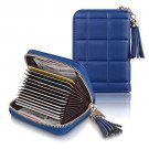 Genuine Leather Credit Card Wallet for Men Credit Card Holder for Travel and Wor