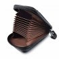 MaxGear RFID Blocking Wallet Credit Card Holder for Travel and Work Genuine Leat