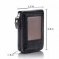 MaxGear RFID Blocking Wallet Credit Card Holder for Travel and Work Genuine Leat