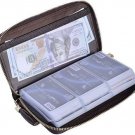 Easyoulife Credit Card Holder Wallet Womens Zipper Leather Case Purse RFID Block
